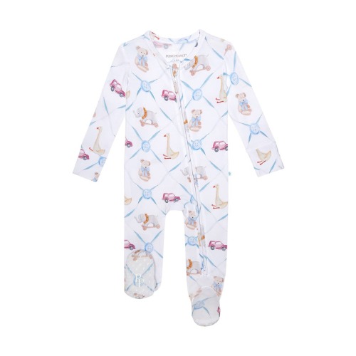 Print Zip Footie