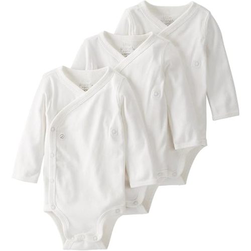Carter's Little Planet Organic Cotton Wrap Bodysuits (3 Pack) - Cream, Pre