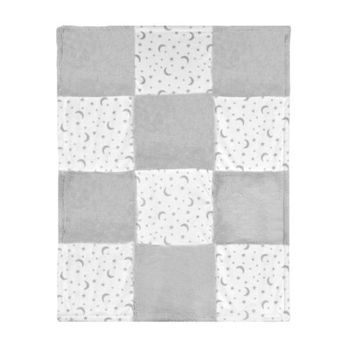 Koala Baby Printed Stars and Moon Patchwork Blanket