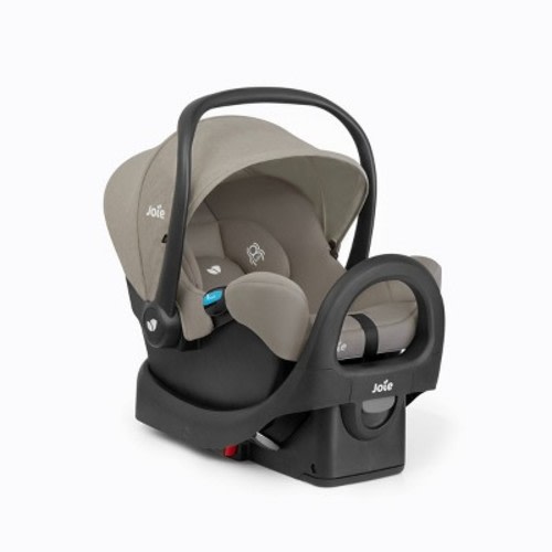 Joie Rue Infant Car Seat with Base - Dove: LATCH Compatible, Rear-Facing, Includes Baby Insert, Max 30 lb, 30 inch