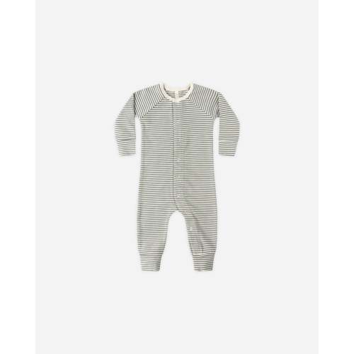 Pointelle Long John || Forest Stripe – Quincy Mae