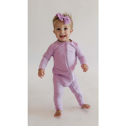 Infant Romper in Orchid Bloom - 3-6