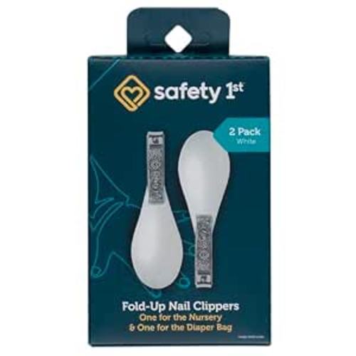Safety 1st Fold-Up Nail Clippers - 2pk