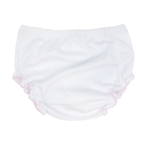 White Pima Diaper Cover