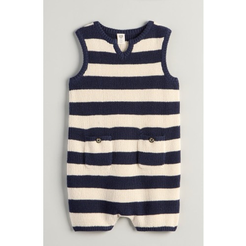 Sleeveless Knit Romper