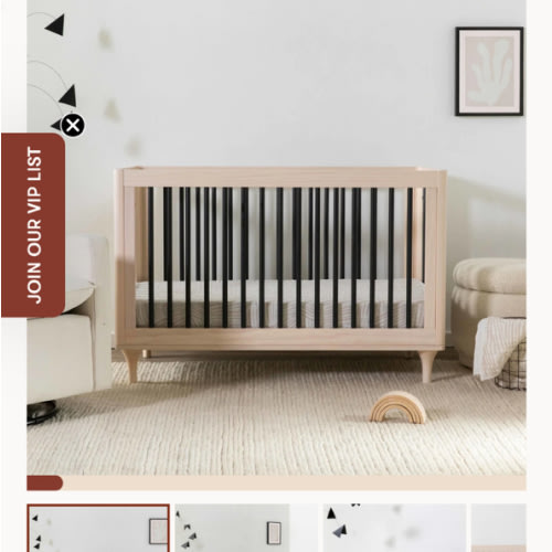 Lolly 3 in 1 Crib - Convertible Crib with Toddler Bed | Babyletto