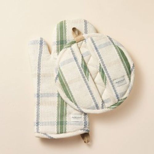 Oven Mitts Plaid - Hearth & Hand™ with Magnolia