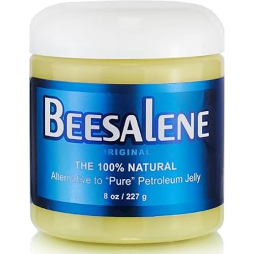 Beesalene Original Unpetroleum - 100% Natural & Hypoallergenic Alternative to Petroleum Jelly - Lips, Hands, Feet, Makeup Remover and More (8 Ounce)