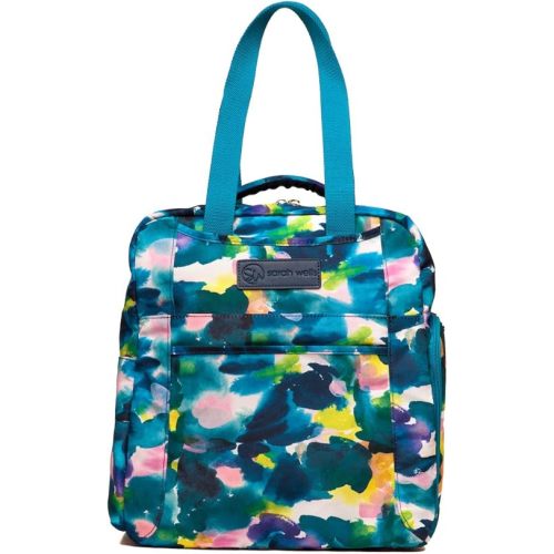 Sarah Wells Kelly Convertible Breast Pump Bag and Backpack with Carrying Handles - Insulated Pocket - Compatible with All Portable Pumps on The Market - 17" Laptop Sleeve