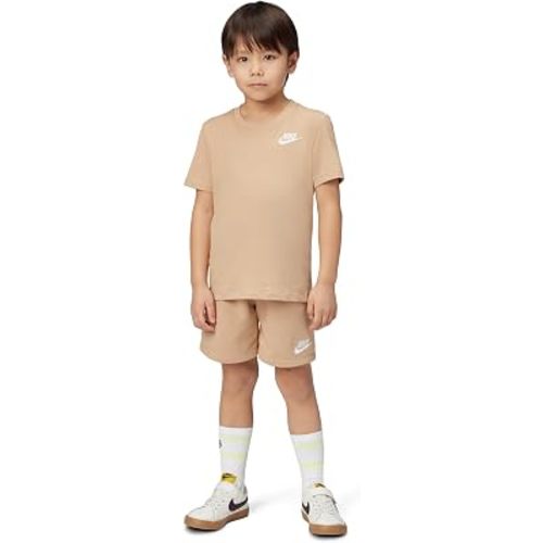 Amazon.com: Nike Jersey T-Shirt and French Terry Shorts 2-Piece Outfit Set Hemp, 2T: Clothing, Shoes & Jewelry