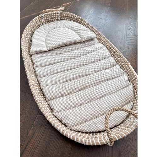 Liner for changing basket, table basket insert , muslin swaddle blanket, baby gift set, changing basket replacement