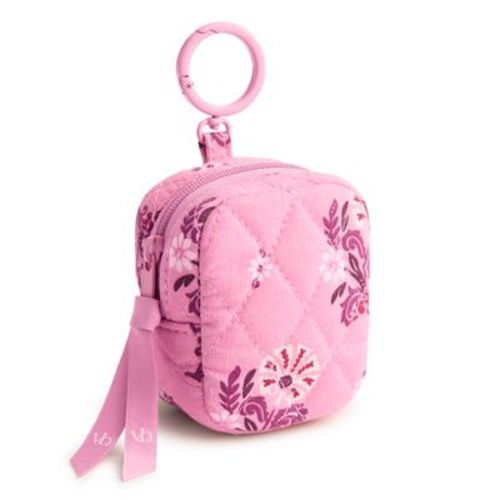 Vera Bradley Women's Outlet Cotton Large Essential Earbud Bag Charm Petal Posy