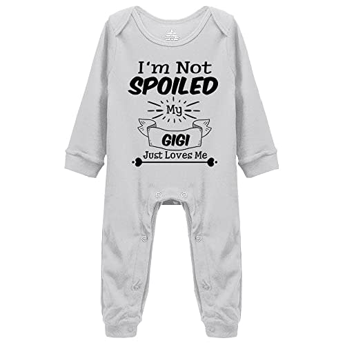 Im Not Spoiled My Gigi Just Loves Me Unisex Baby Long Sleeve Bodysuits