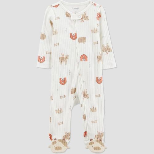 Carter's Just One You®️ Baby Farm Animals Sleep N' Play - Ivory 3M