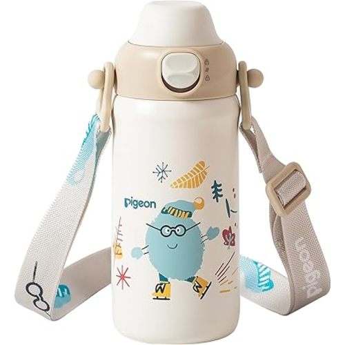 PIGEON Kids Insulated Stainless Steel Water Bottle - Skating Little-Doctor