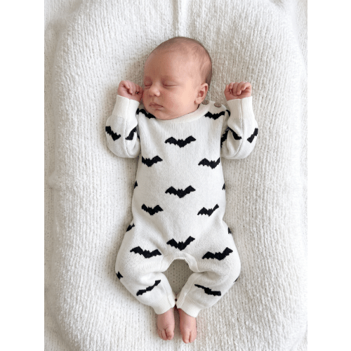 Midnight Bats Jacquard Jumpsuit