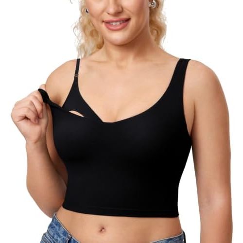 MOMANDA Longline Sports Nursing Bras