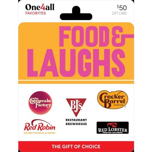 One4all Food & Laughs Physical Gift Card
