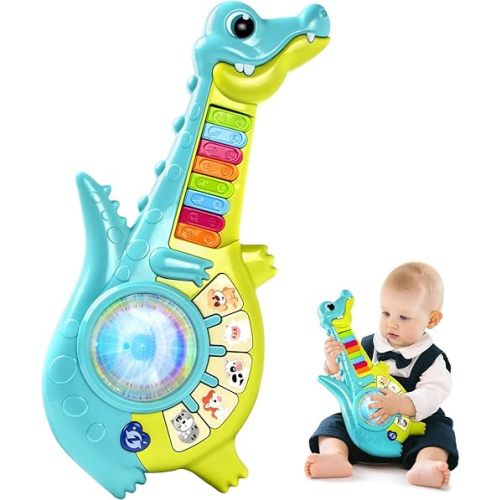 Marstone Baby Piano Guitar Musical Toddler Toys for 1-3 Year Old Boys Girls