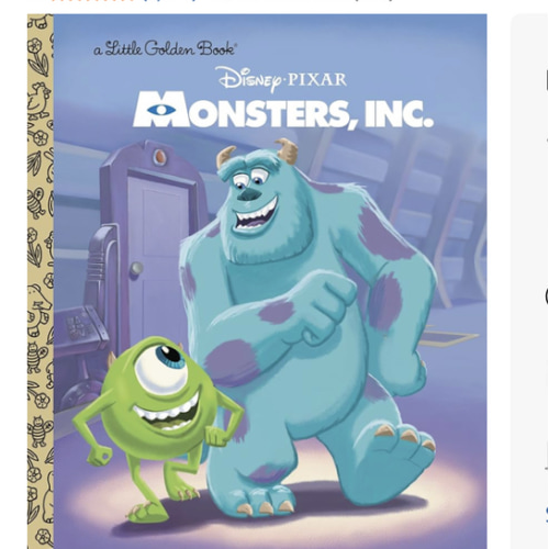 Monsters, Inc. Little Golden Book (Disney/Pixar Monsters, Inc.)