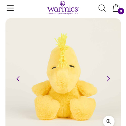 Woodstock Warmies | Microwavable Woodstock Warmies Stuffed Animal | Warmies USA