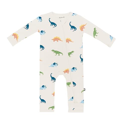 KYTE BABY Unisex Rayon Made From Bamboo Zippered Rompers 0-24 Months