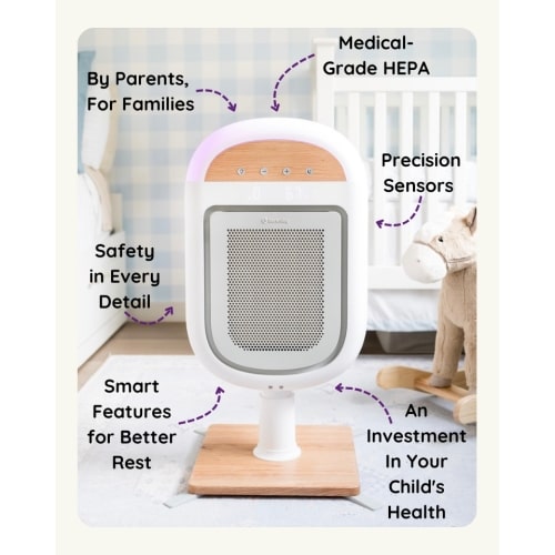 Sereniby Medical-Grade Nursery Purifier with SafeFlow™ Technology