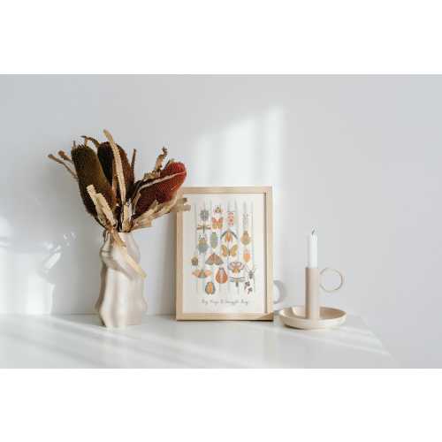 Big Hugs & Snuggle Bugs Nursery Art Print | Earth Toned Print | Baby Boy Nursery Decor | Children's Bedroom Wall Art | Bug Prints