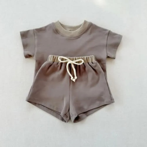 Baby 2-Piece Soft Sweatsuit Loose Set