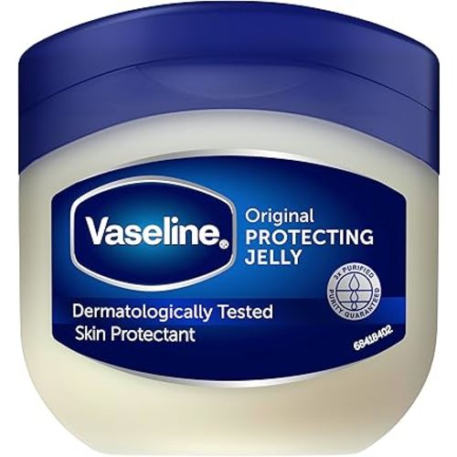 Vaseline Unscented Petroleum Jelly 50ml - Whole Body Moisturizer for Dry Skin, 1.69oz