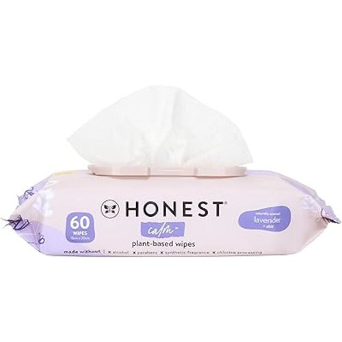 The Honest Company Scented Wipes, Hypoallergenic, Lavender, 60 Count