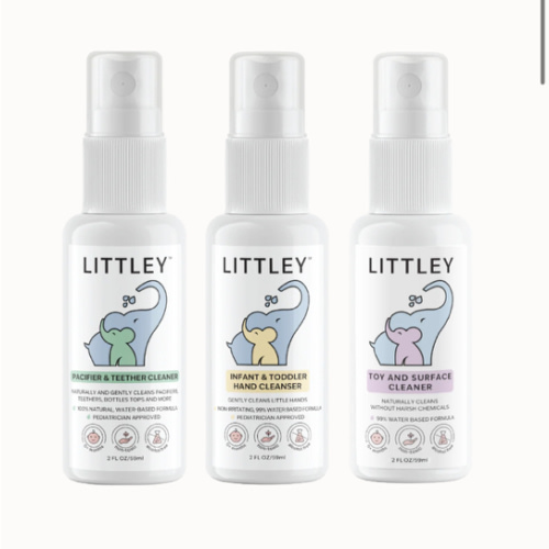 "INTRODUCTORY $20.99 SAMPLE PACK" Pacifier Cleaner + Hand Cleanser + T – Littley USA