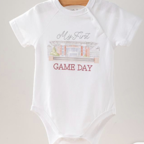 Nola Tawk Infant My First Game Day Onesie | Alumni Hall