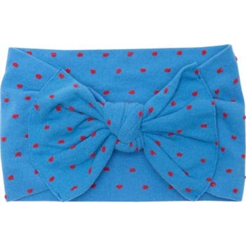 Polka Dot Knotted Bow Headband