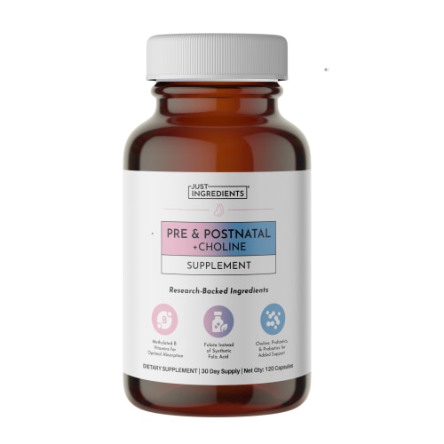 Pre & Postnatal Supplement with Choline & Algal DHA | Just Ingredients