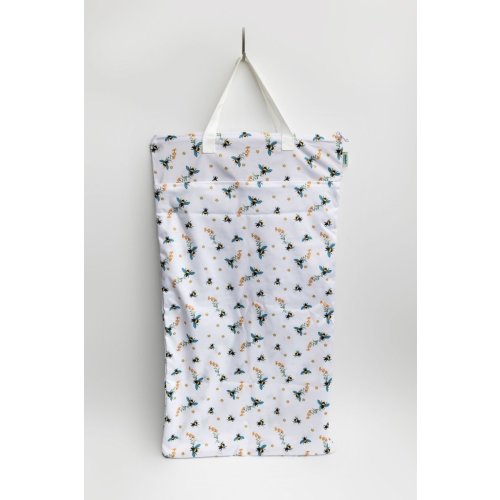 Bee - Laundry Wet Bag - Zipper Closure - Large – Kinder Cloth Diaper Co.