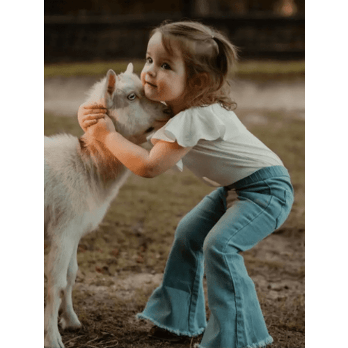 Sophie Denim Bell Bottoms - Light Wash - Bailey's Blossoms