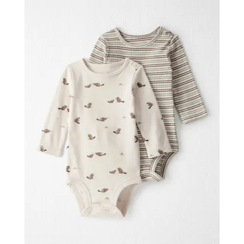 Baby 2-Pack Organic Cotton Bodysuits  - Little Planet | Carter's