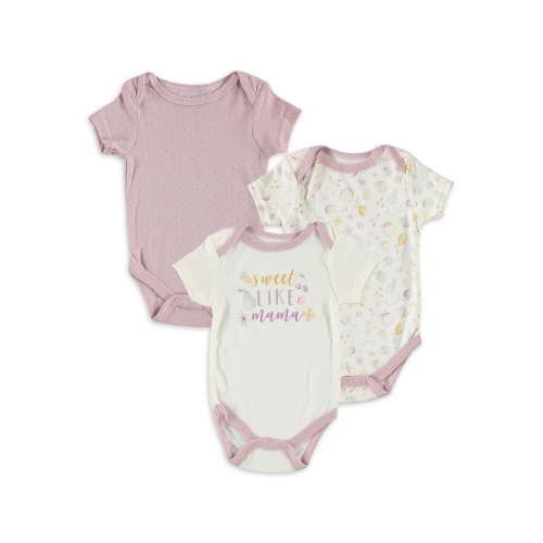 Kyle & Deena Baby Girl 3 PK Bodysuits, Sizes Newborn-9 Months