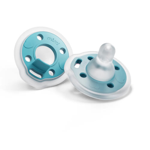 babypace® breast-like pacifier 2-set in tranquil lagoon | mōmi