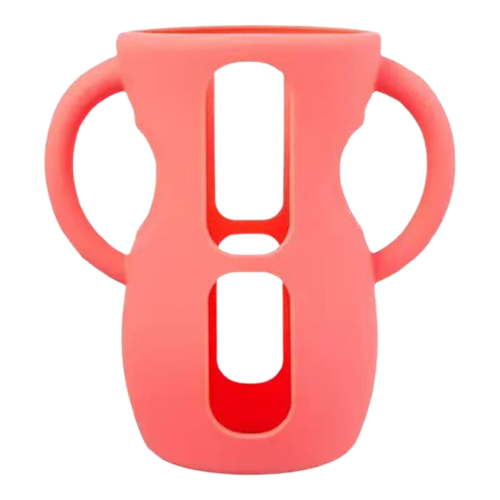 BINGLI Silicone Sleeves with Handles for Natural Glass Baby Bottle - Anti Breakage Baby Bottles Holder, Compatible with Baby Bottles 8 oz