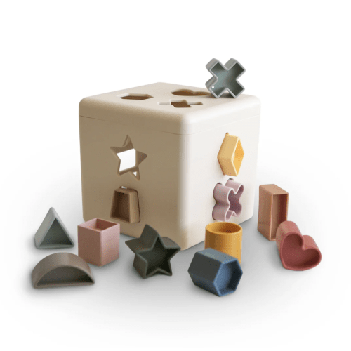 Shape Sorting Box by Mushie & Co