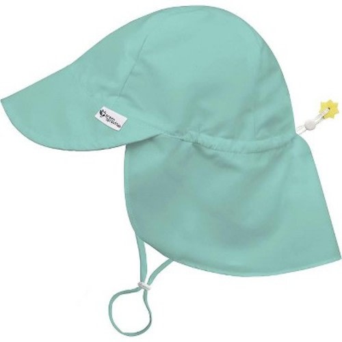 Green Sprouts Baby/Toddler UPF 50+ Eco Flap Hat - Mint - 0/6 Months