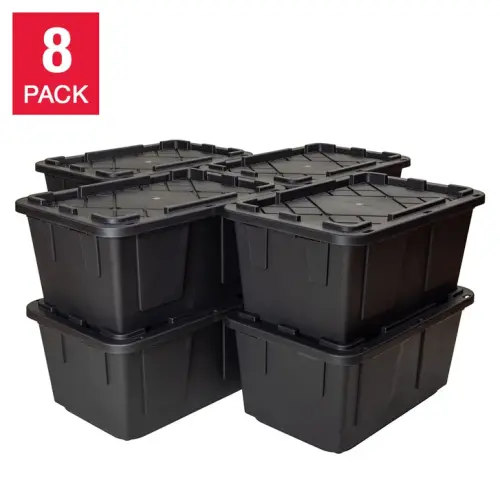Greenmade 27 Gallon Storage Bin, 8-pack | Costco