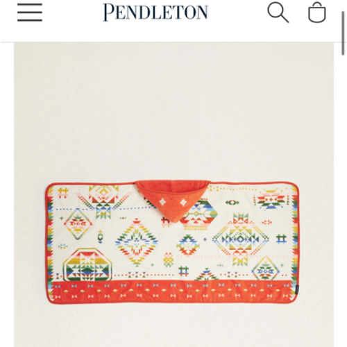 Wild Blooms Hooded Baby Towel