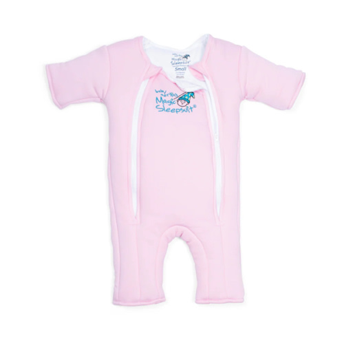 Pink Baby Merlin’s Magic Sleepsuit – Cozy 100% Cotton Baby Sleepwear