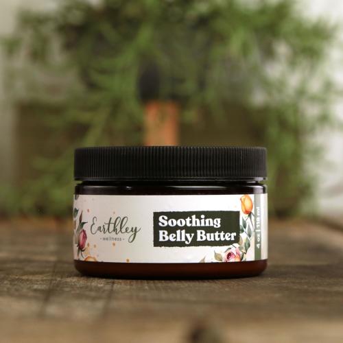 Soothing Belly Butter - To nourish stretched pregnancy skin | Natural Wellness | Earthley | Earthley Wellness