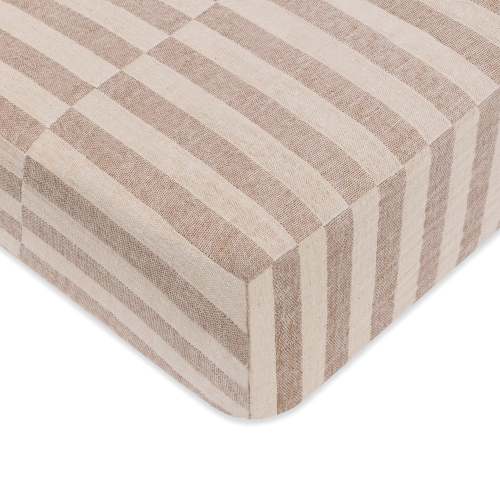 Crib Sheet in GOTS Certified Organic Muslin Cotton