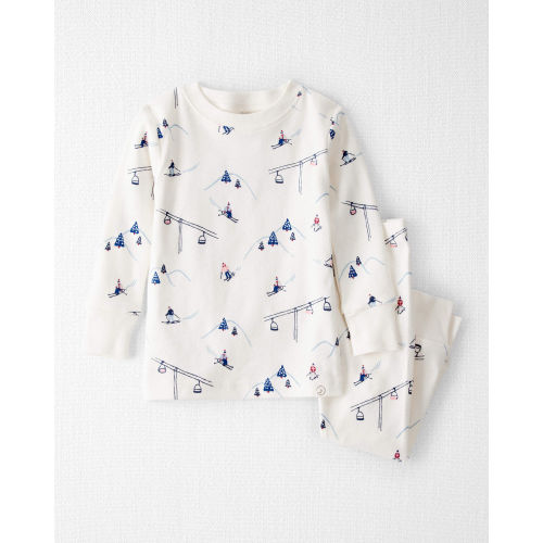 Baby Organic Cotton Pajamas in Snowy Slopes Print - Little Planet | Carter's