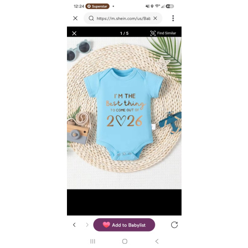 Baby , Toddler Clothing, Baby Boy Clothing, Baby Girl Clothing, Funny Words, The Best Things Will Happen In 2026, 100% Cotton | SHEIN USA